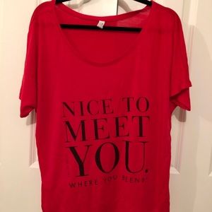 Taylor Swift “Blank Space” lyrics crop top red